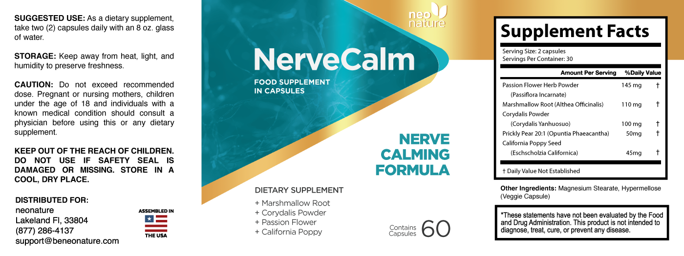 Label NerveCalm